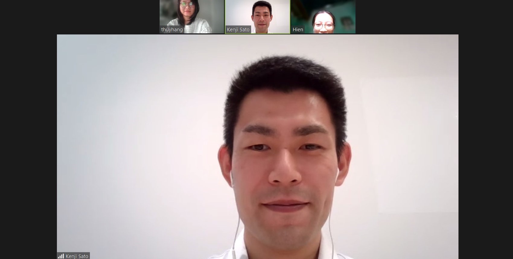 CẢM NGHĨ về buổi giao lưu Kaiwa 30 phút với thầy Kenji Satou - Ngày 14/09/2021